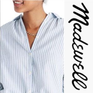 MADEWELL Central Stripe Collared Shirt